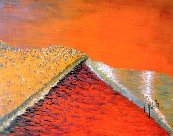 Am Strand von Leba vor ca. 7000 Jahren von Alexander Zalik Am Strand von Leba vor ca. 7000 Jahren