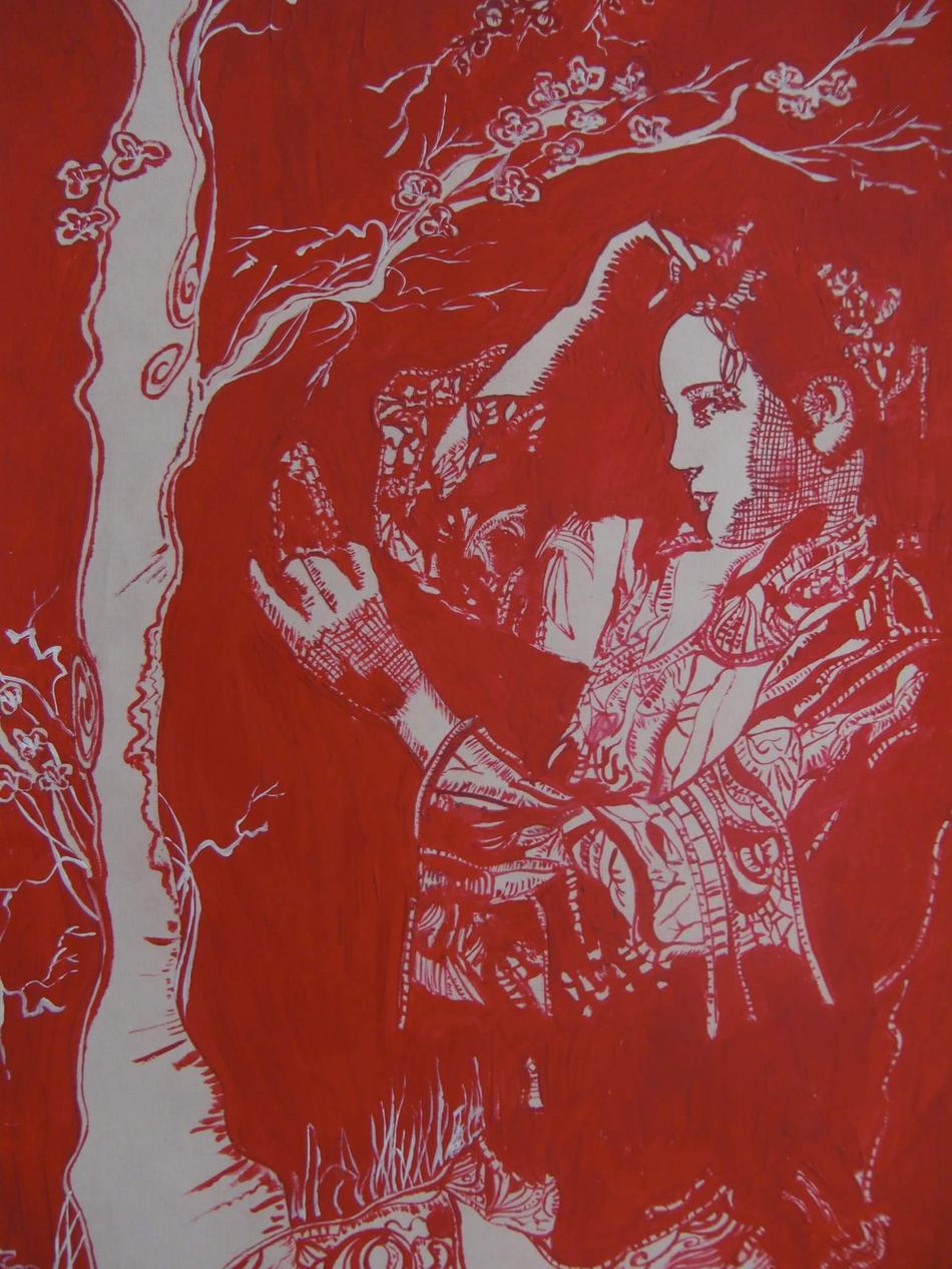 Red woman von M.Kästner Red woman