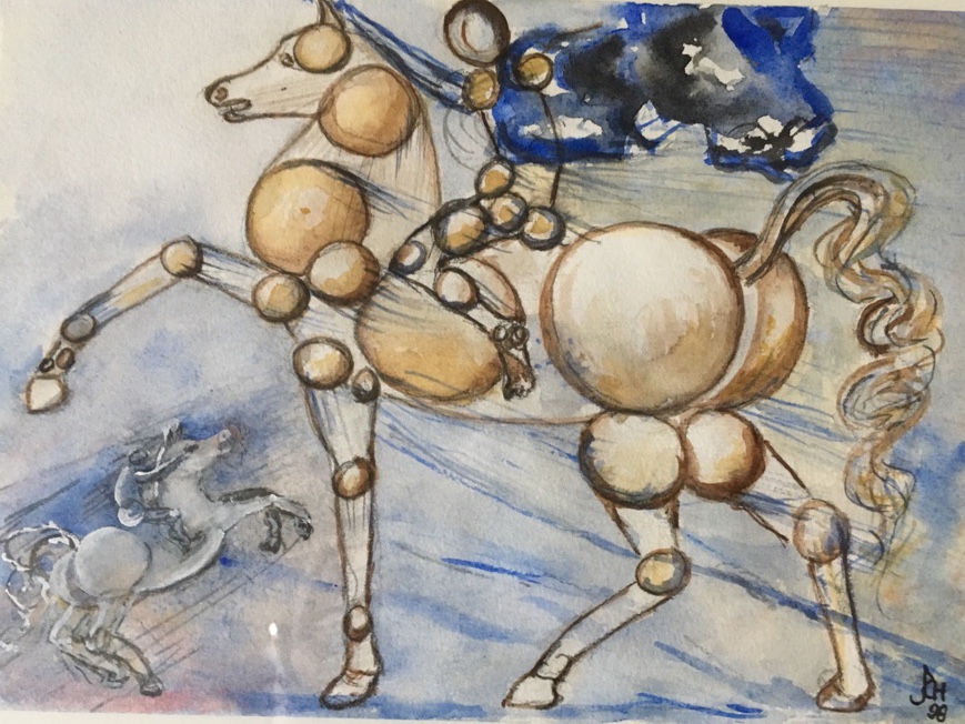 Der molekulare Reiter nach Dalí von #Ich Der molekulare Reiter nach Dalí