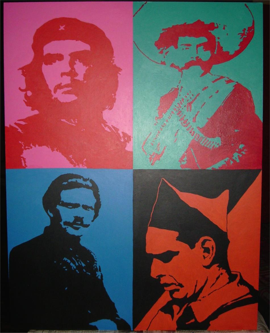 Revoluzzer (Che, Zapata, Machno, Durruti) von Bela Manson Revoluzzer (Che, Zapata, Machno, Durruti)
