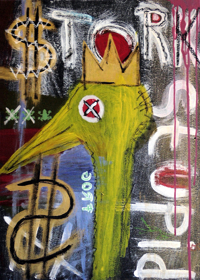 Untitled (stork stupid) von Bela Manson Untitled (stork stupid)