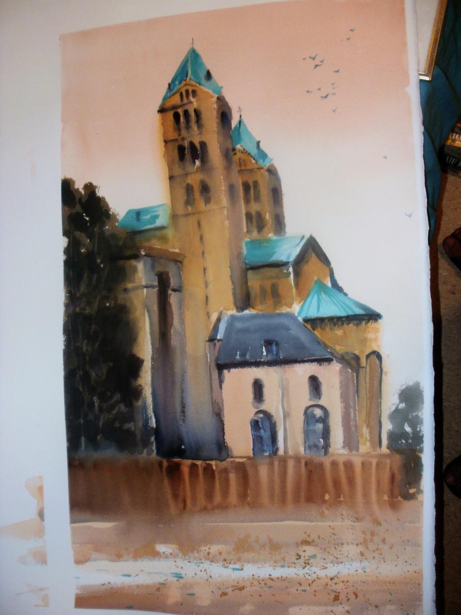 speyer dom aquarell.jpg von Theo speyer dom aquarell.jpg