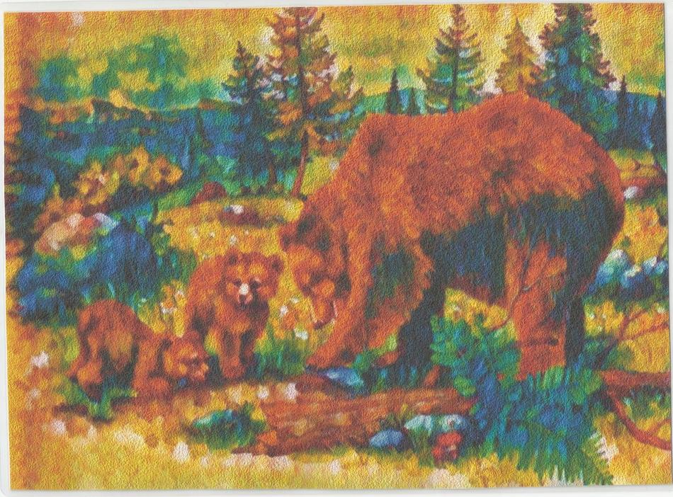 Bärin mit Kindern von Bärin mit Kindern