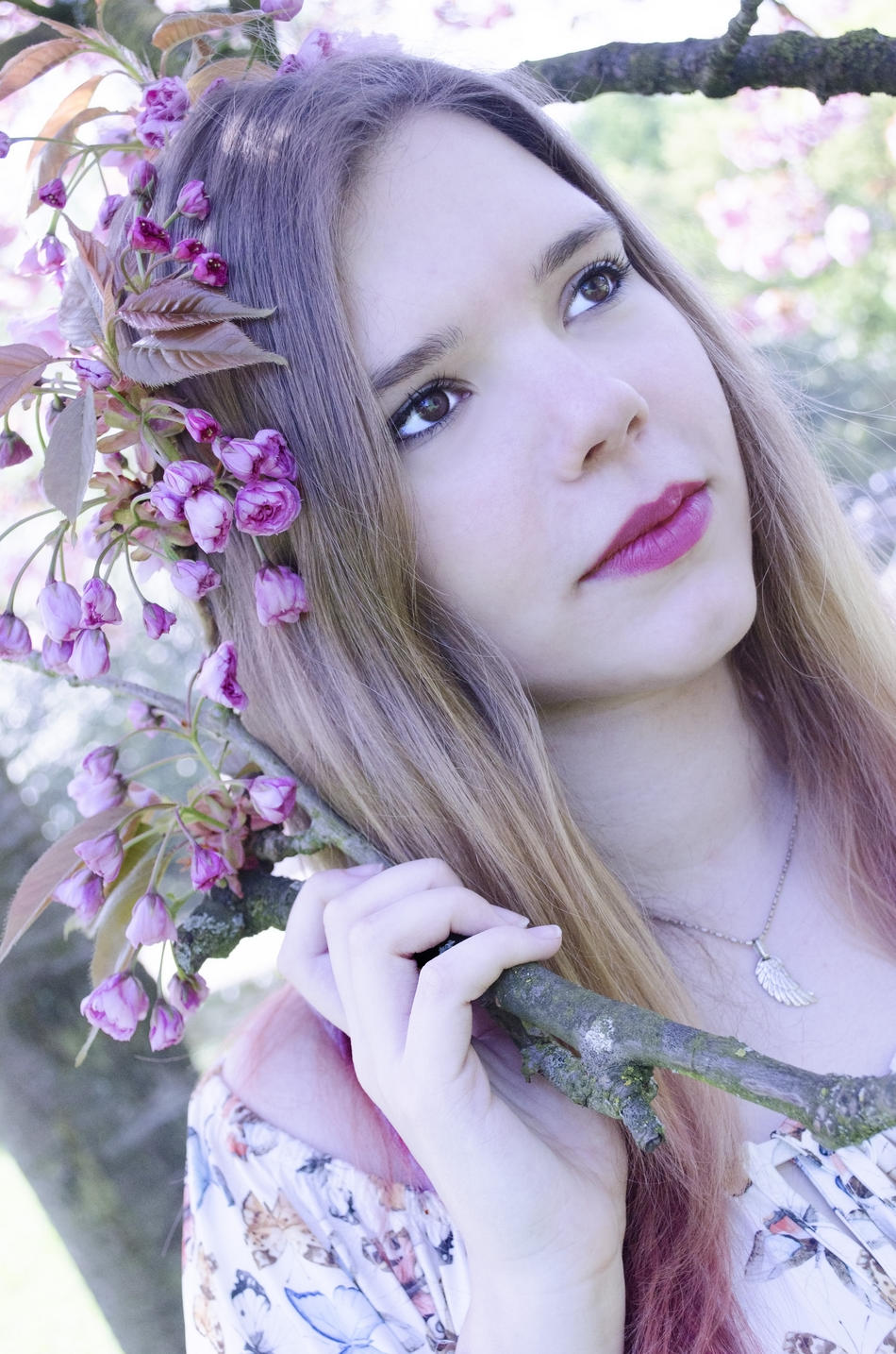 Kirschblüten - Portrait von Akane Miller Kirschblüten - Portrait