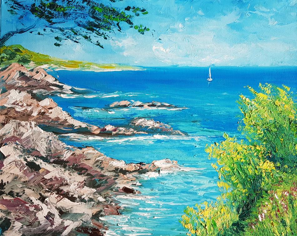 Kunstwerk Meer Kuste Von S Ril