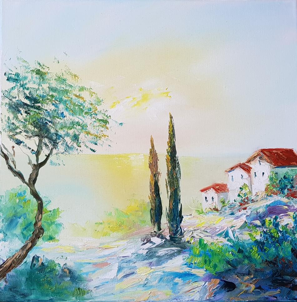 Sonnenuntergang, Mediterran von S.Ril Sonnenuntergang, Mediterran