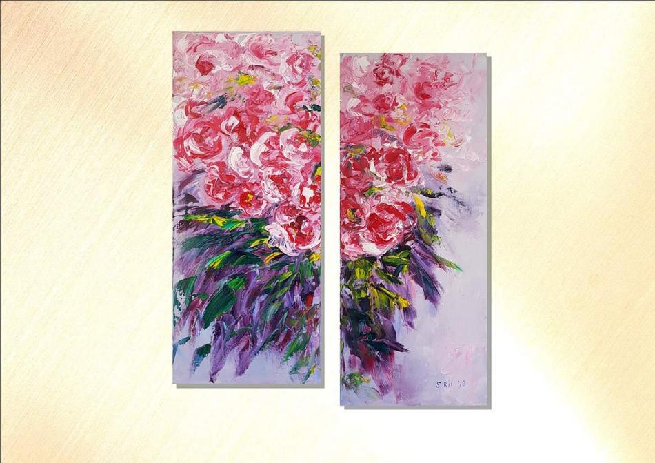 Rosen abstrakt 2 Teile von S.Ril Rosen abstrakt 2 Teile