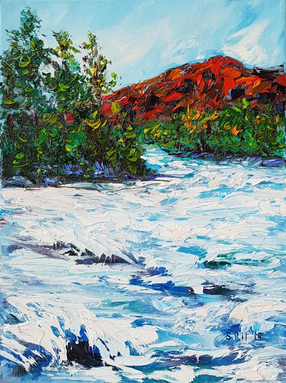 Mountain river von S.Ril Mountain river