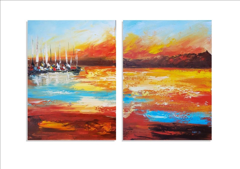Red sunset von S.Ril Red sunset