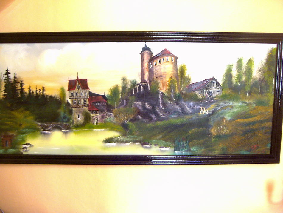 Burganlage von Rabenstein 1750 von Burganlage von Rabenstein 1750