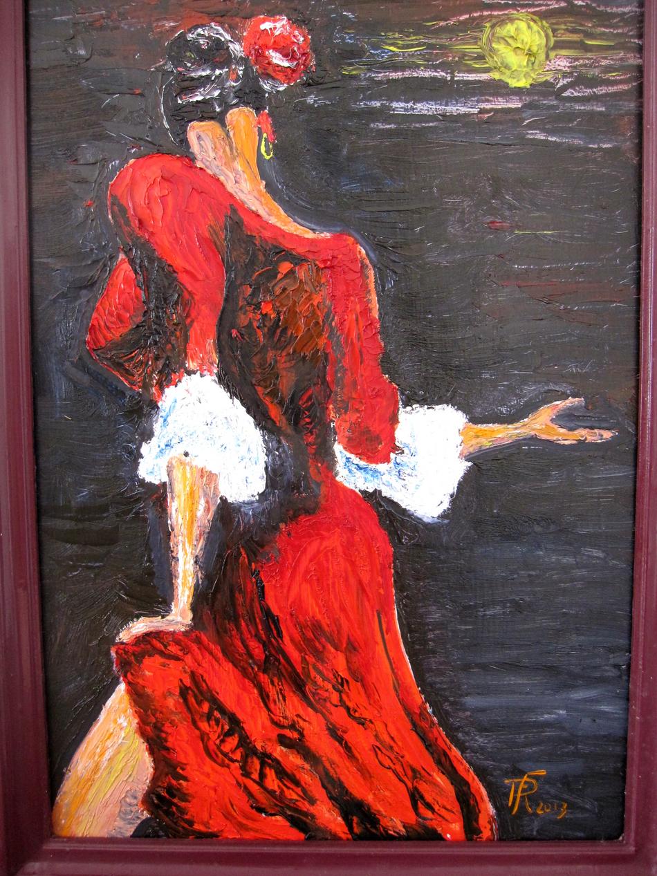 Flamenco (gespachtelt) von Flamenco (gespachtelt)