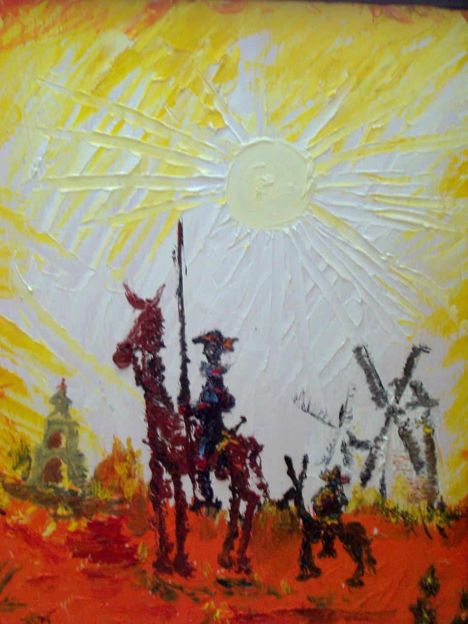 Don Quijote 2 (gespachtelt) von Don Quijote 2 (gespachtelt)