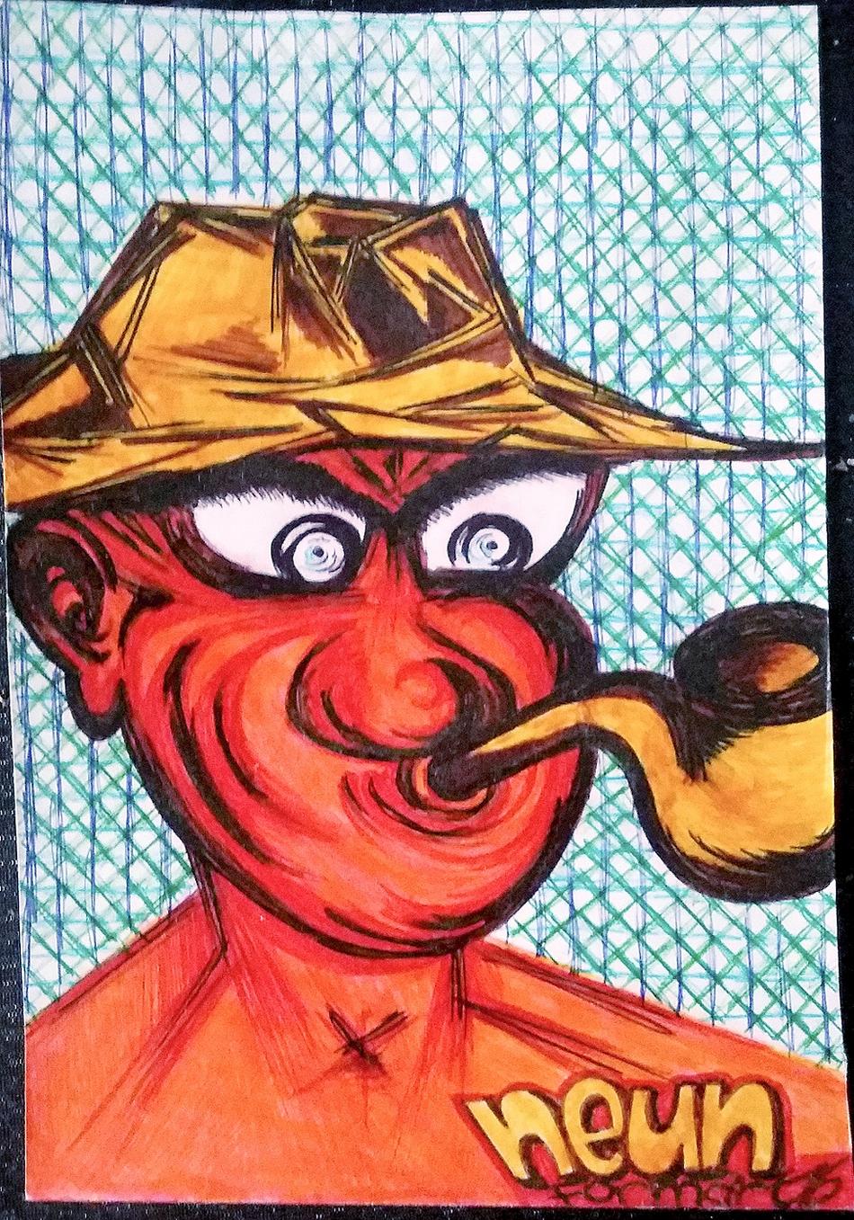 Pipe smoker von Neu(n)FormArt Pipe smoker