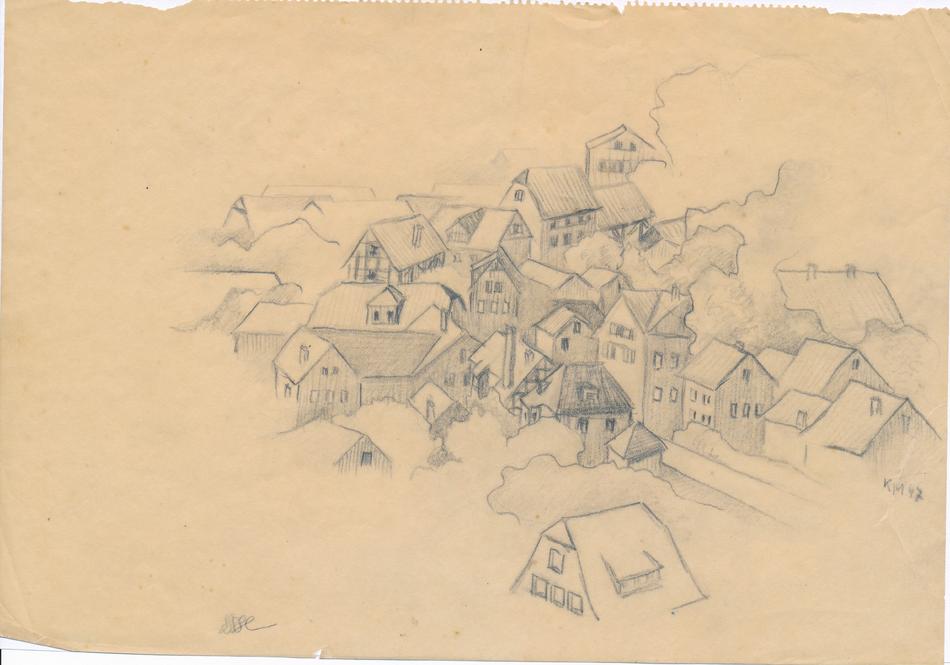 Dorf von Kurt Merk Dorf
