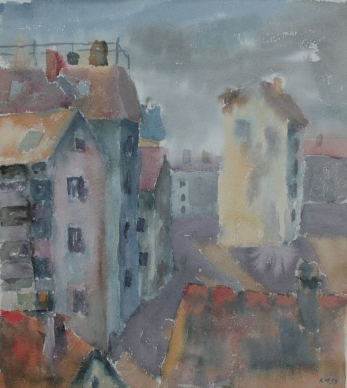 Stadtgewirr II von Kurt Merk Stadtgewirr II