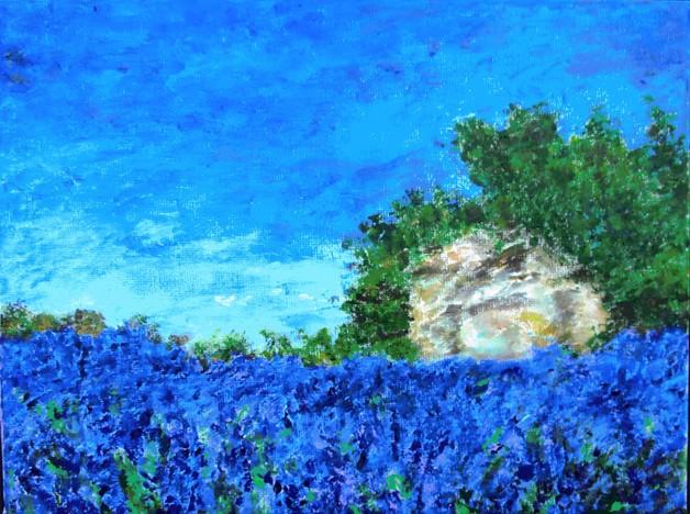 Provence, 24x18cm von Soul72 Provence, 24x18cm