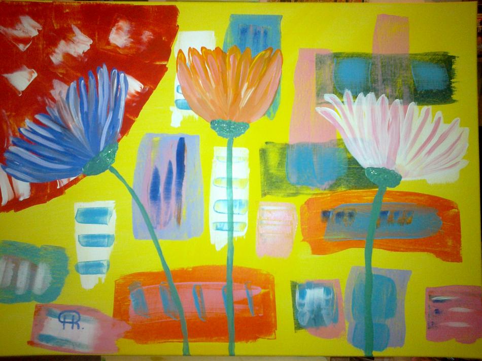Blumen abstrakt von Blumen abstrakt