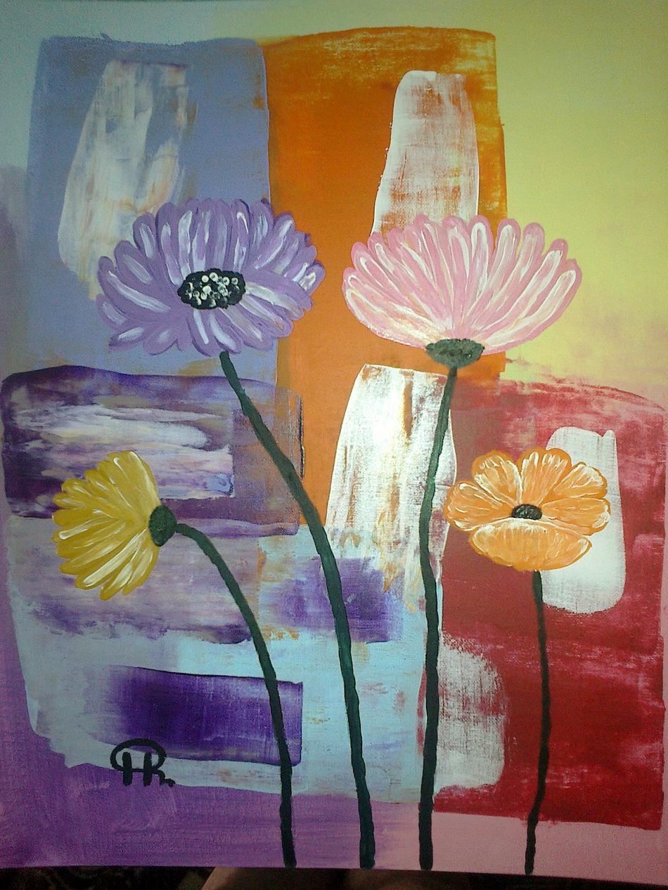 Abstraktes Blumenbild von Abstraktes Blumenbild