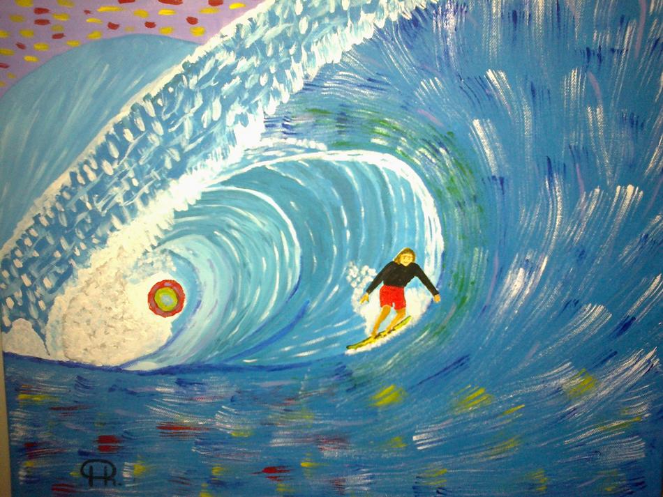 Surfen in der Welle von Surfen in der Welle
