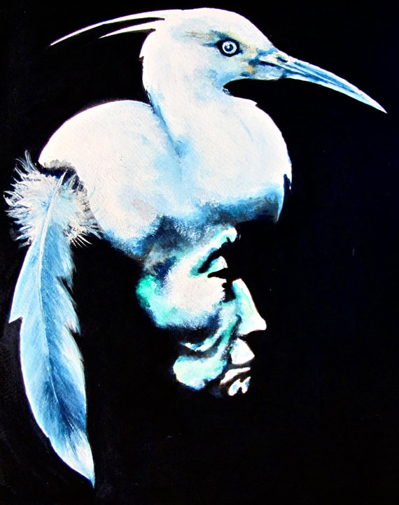 Shaman of the Bird Clan- Peru von Alnilam Shaman of the Bird Clan- Peru