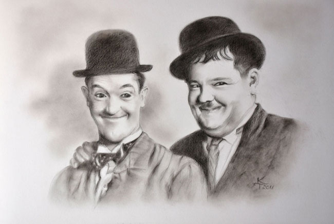 Stan Laurel und Oliver Hardy von Stan Laurel und Oliver Hardy