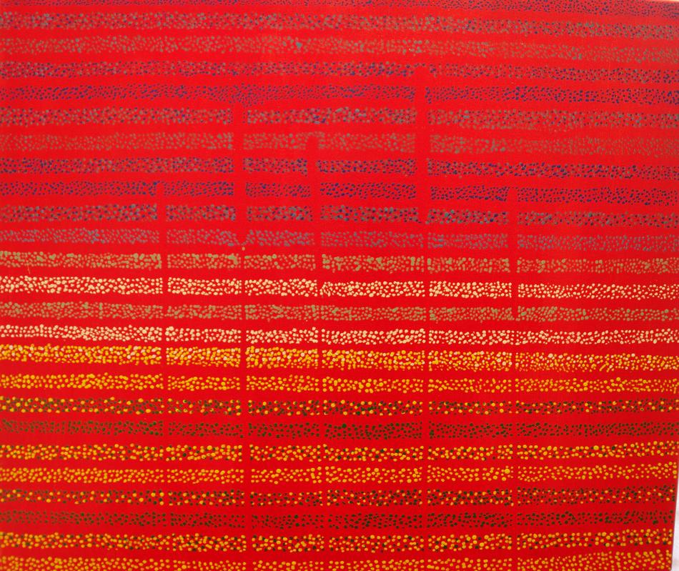 Binsen in Rot von Albeer Binsen in Rot