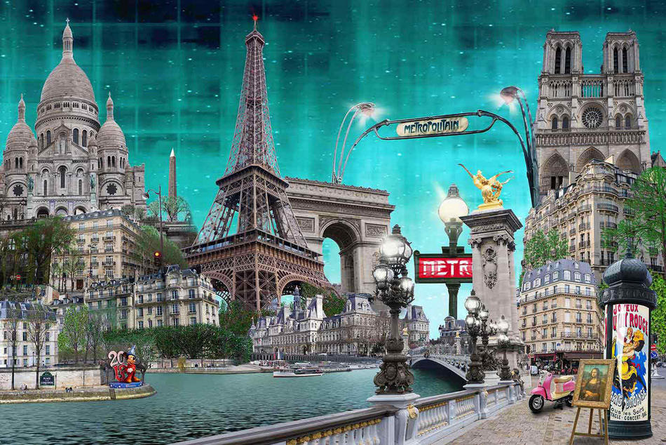 Paris-Collage von Foto-Profi Paris-Collage