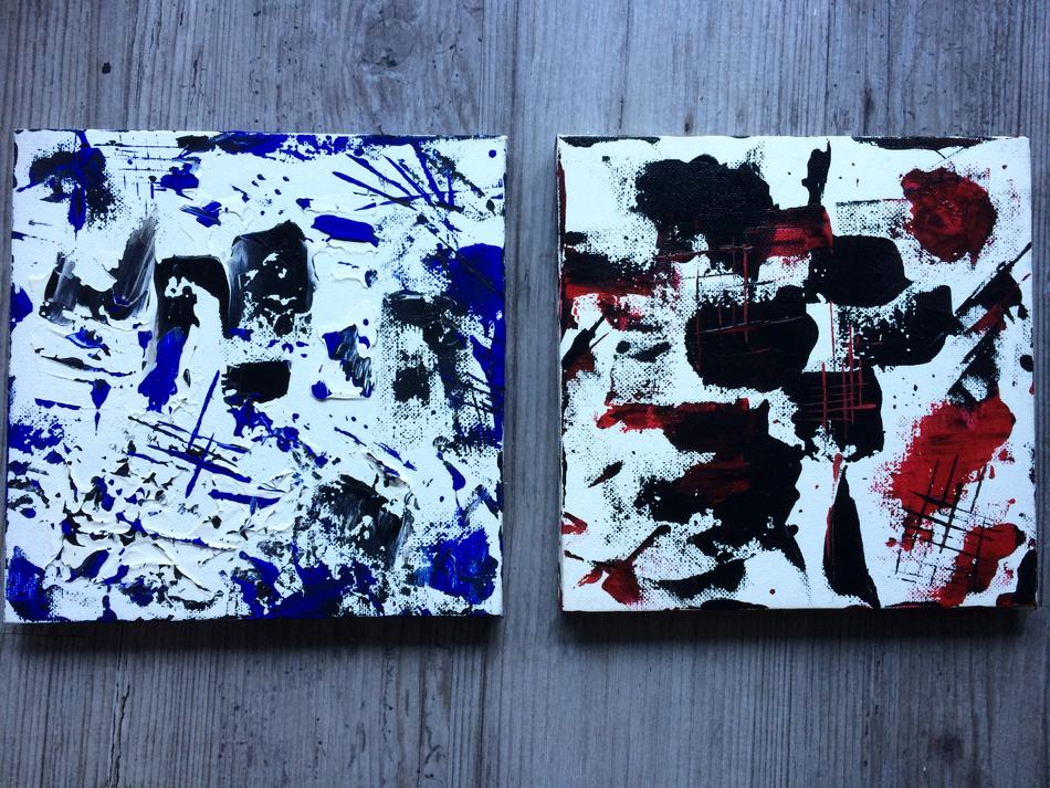 blue & red von K.Eckmann blue & red