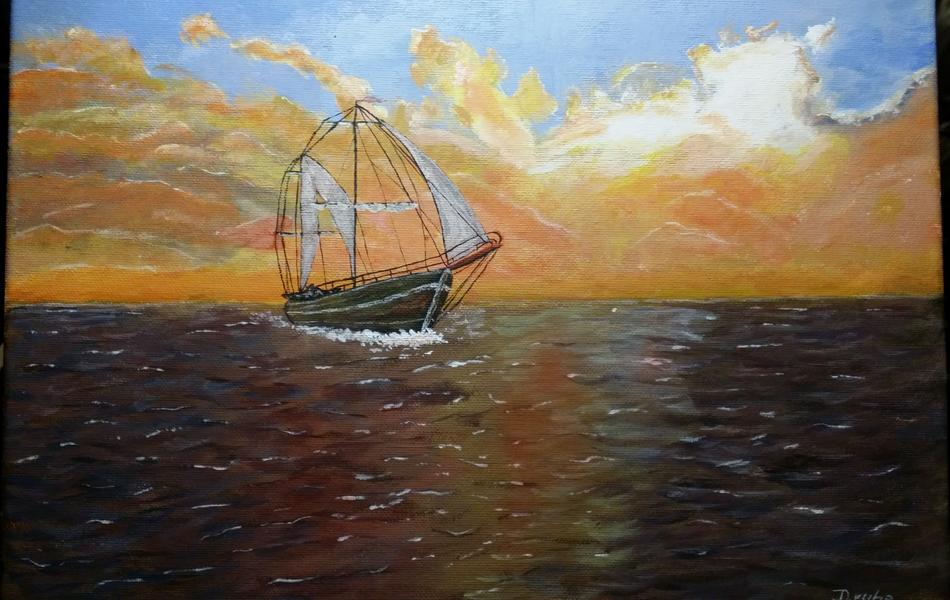 Segelschiff von Segelschiff