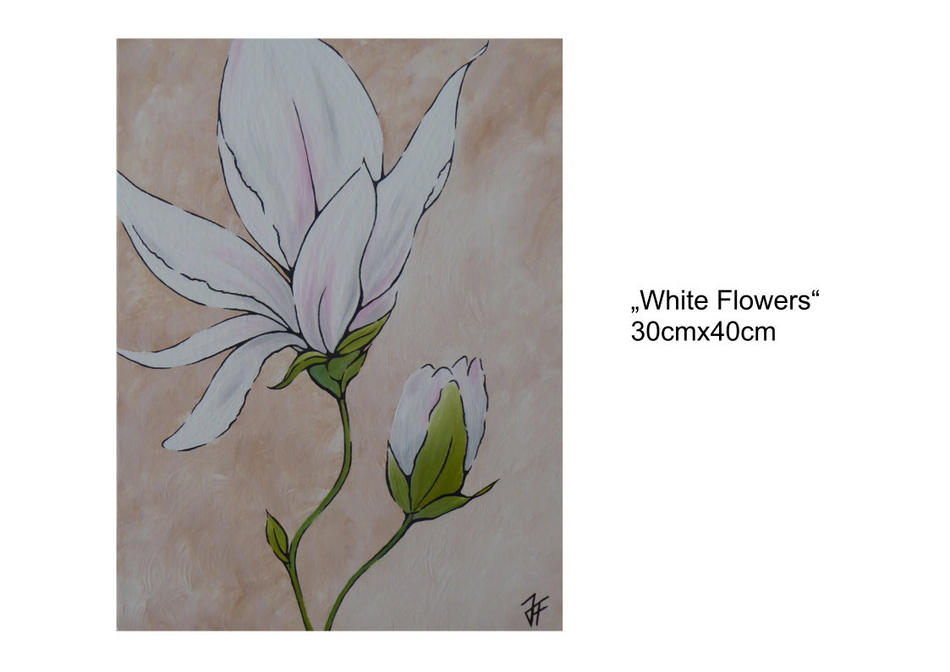 White Flowers von JF White Flowers