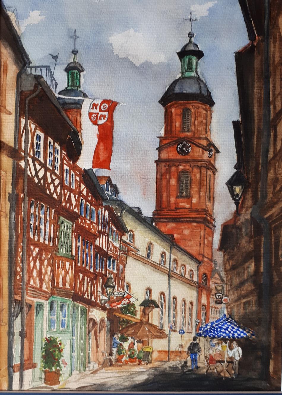 Miltenberg-Schwarzviertel von Manfred Leo Koehler Miltenberg-Schwarzviertel