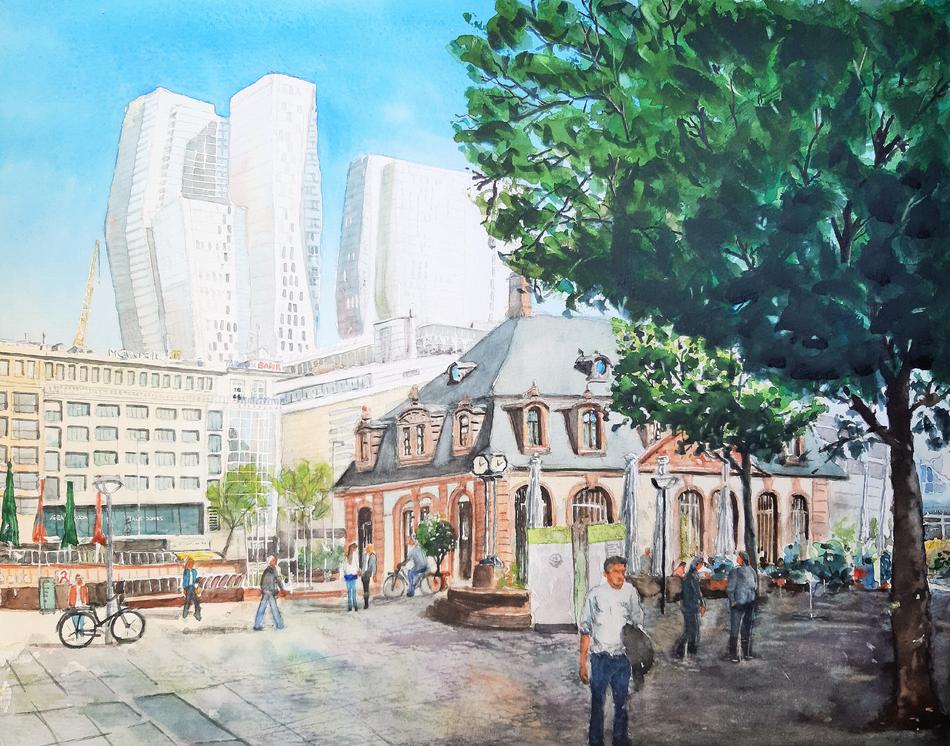 Frankfurt, Hauptwache von Manfred Leo Koehler Frankfurt, Hauptwache