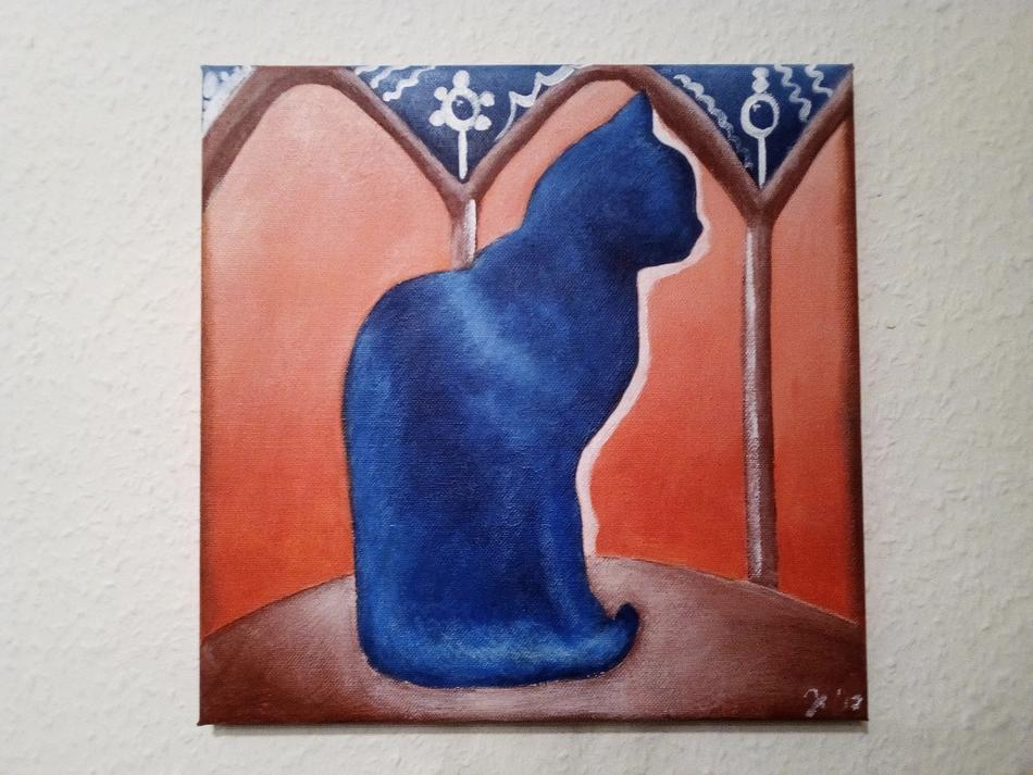 Blaue Katze von Jadra Blaue Katze