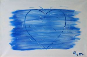 Blue-heart von Claudi Blue-heart