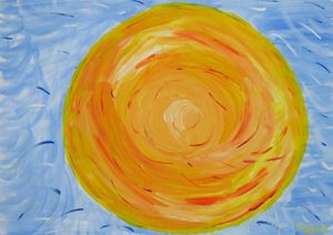 Blue-orange von Claudi Blue-orange