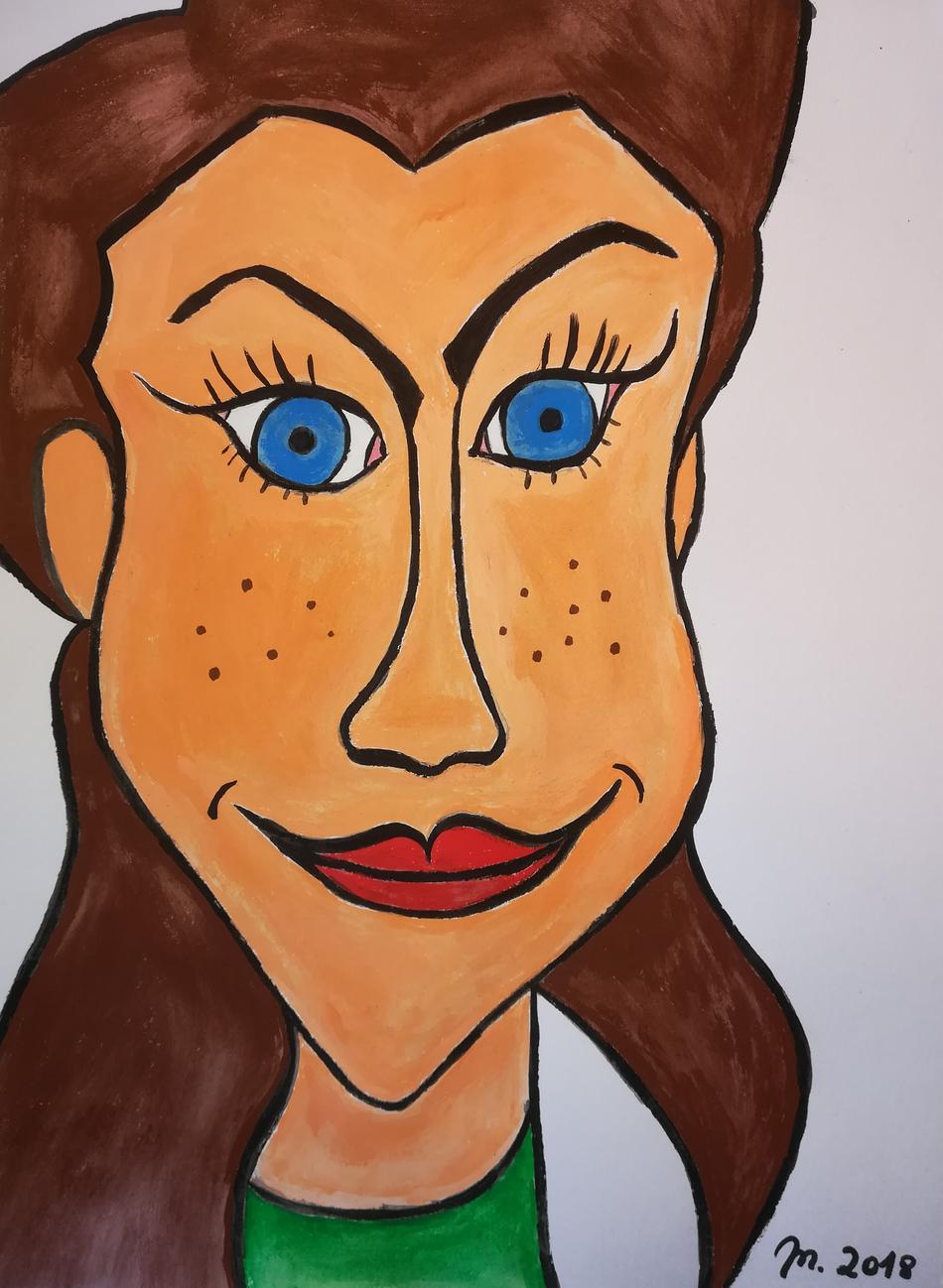 Selbstporträt von Melanie Marlene Müller Selbstporträt