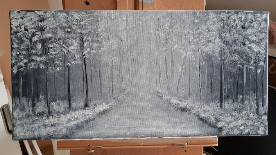 Nebel im Winterwald von Nebel im Winterwald