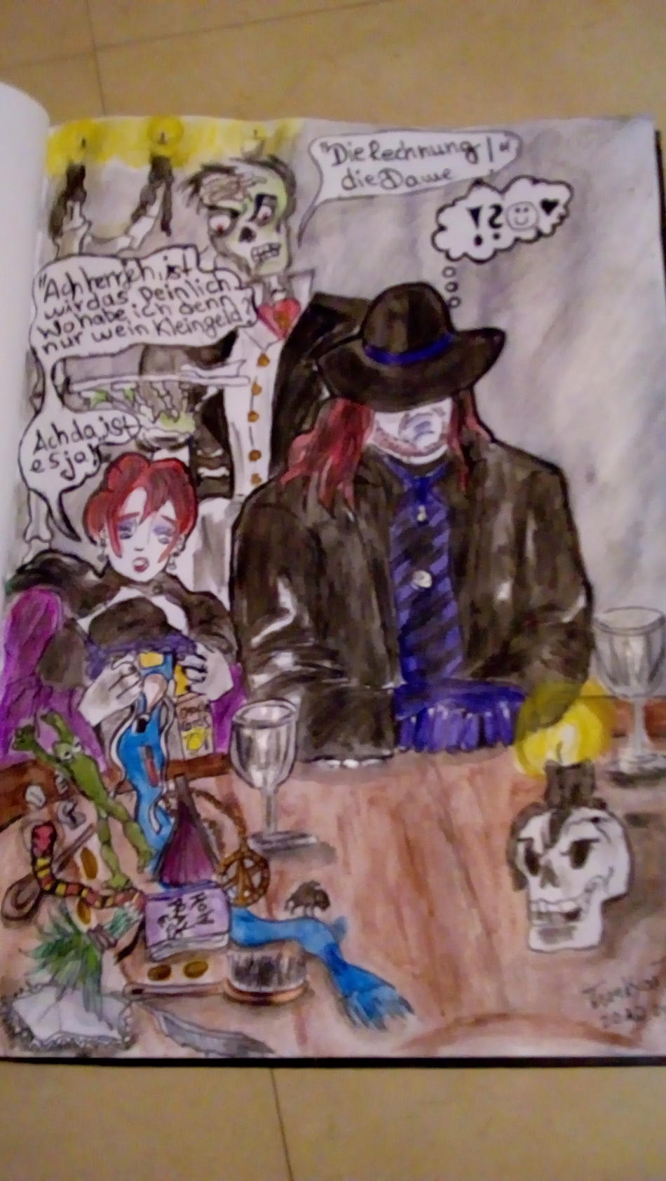 Undertaker und Hexe von Melitta Undertaker und Hexe