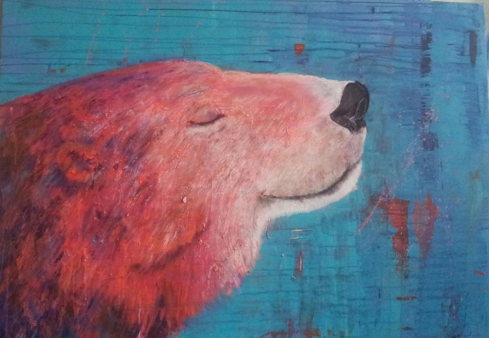 Eisbär Popart von brittakreativ Eisbär Popart