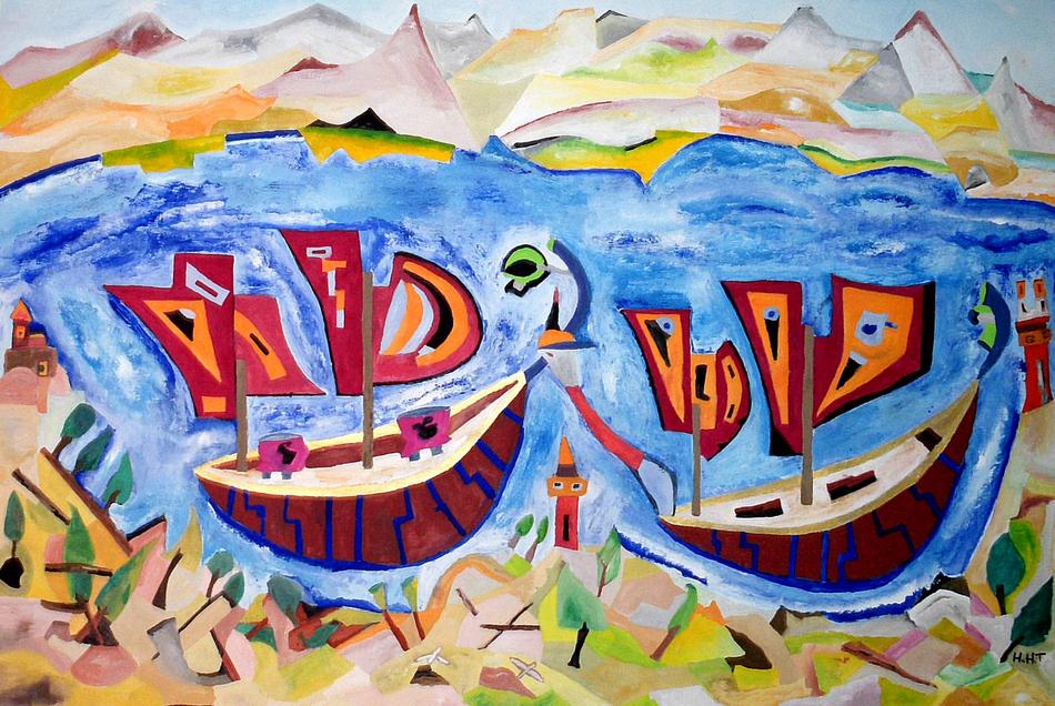 Boote im Hafen von H.H.T Boote im Hafen