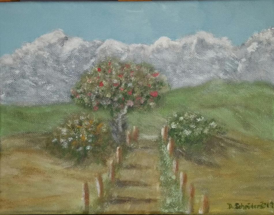 Berglandschaft von D. Schröder Berglandschaft