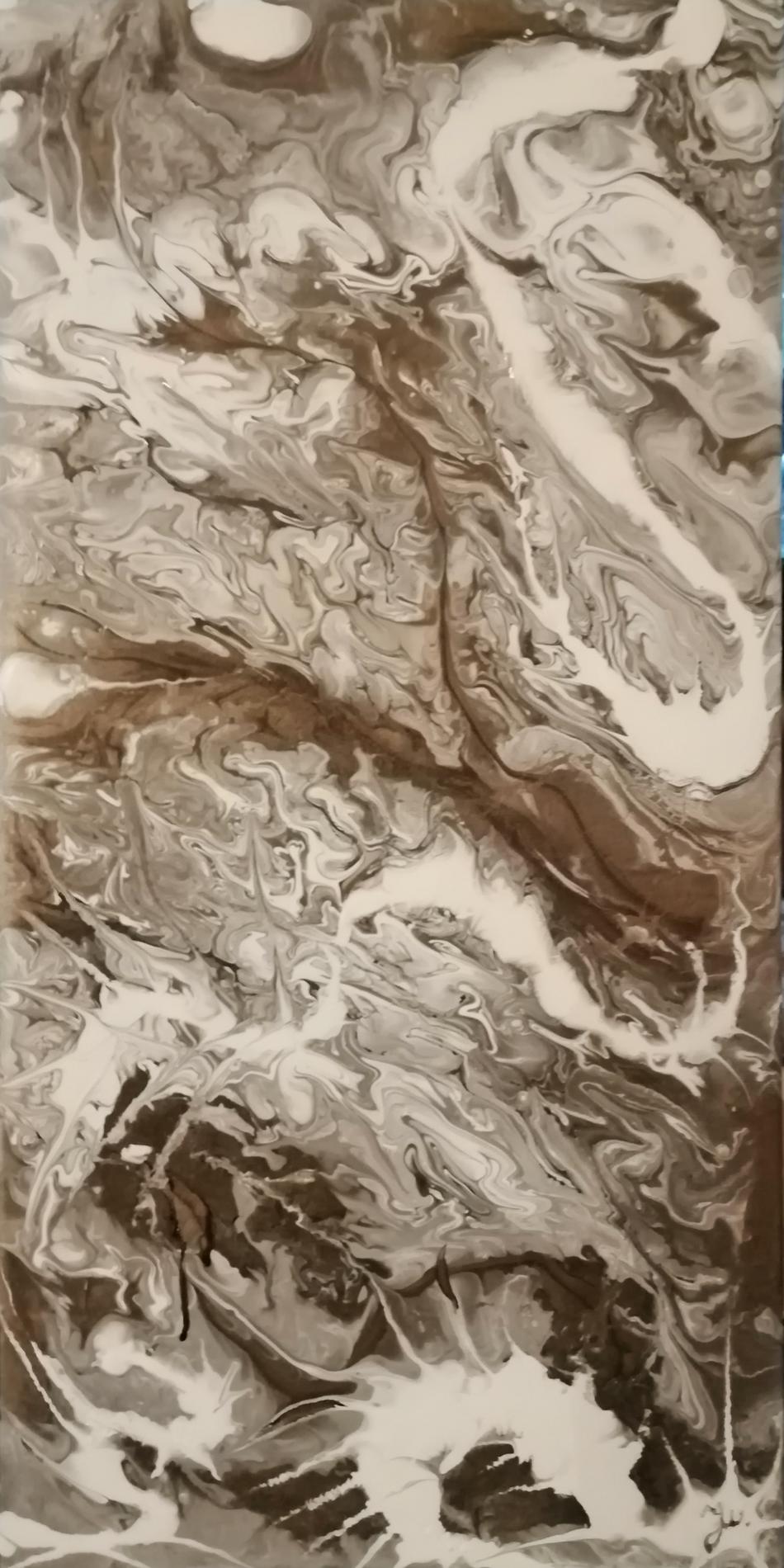 Schwarz-gold/Weiss-silber von Ju Schwarz-gold/Weiss-silber