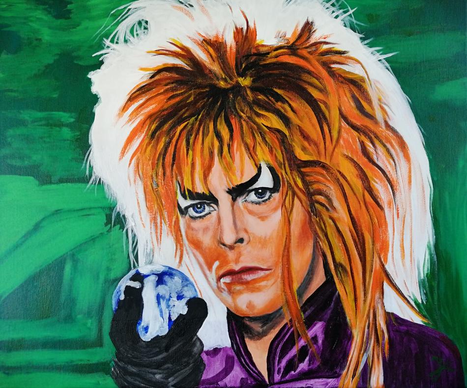 David Bowie Collage von Ju David Bowie Collage