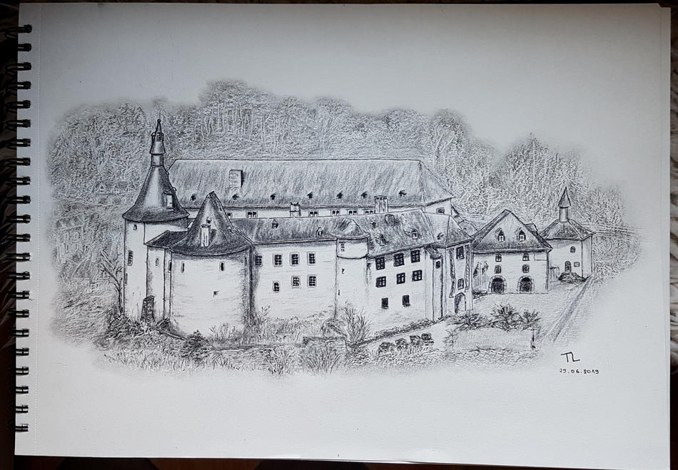 Schloss Clervaux, Luxemburg von TanLep Schloss Clervaux, Luxemburg