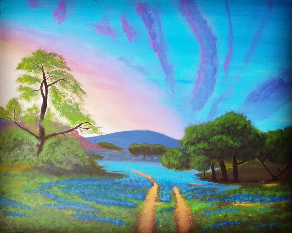 landscape to dream von Splisserkunst landscape to dream