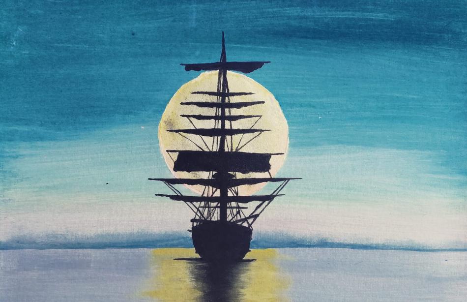 sailing ship von Splisserkunst sailing ship