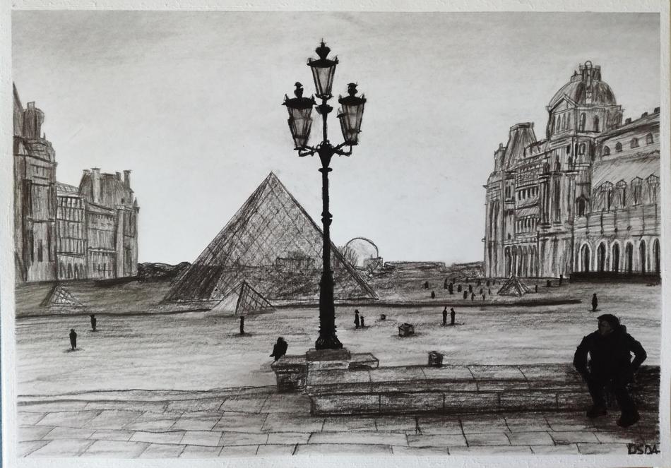 louvre von Splisserkunst louvre