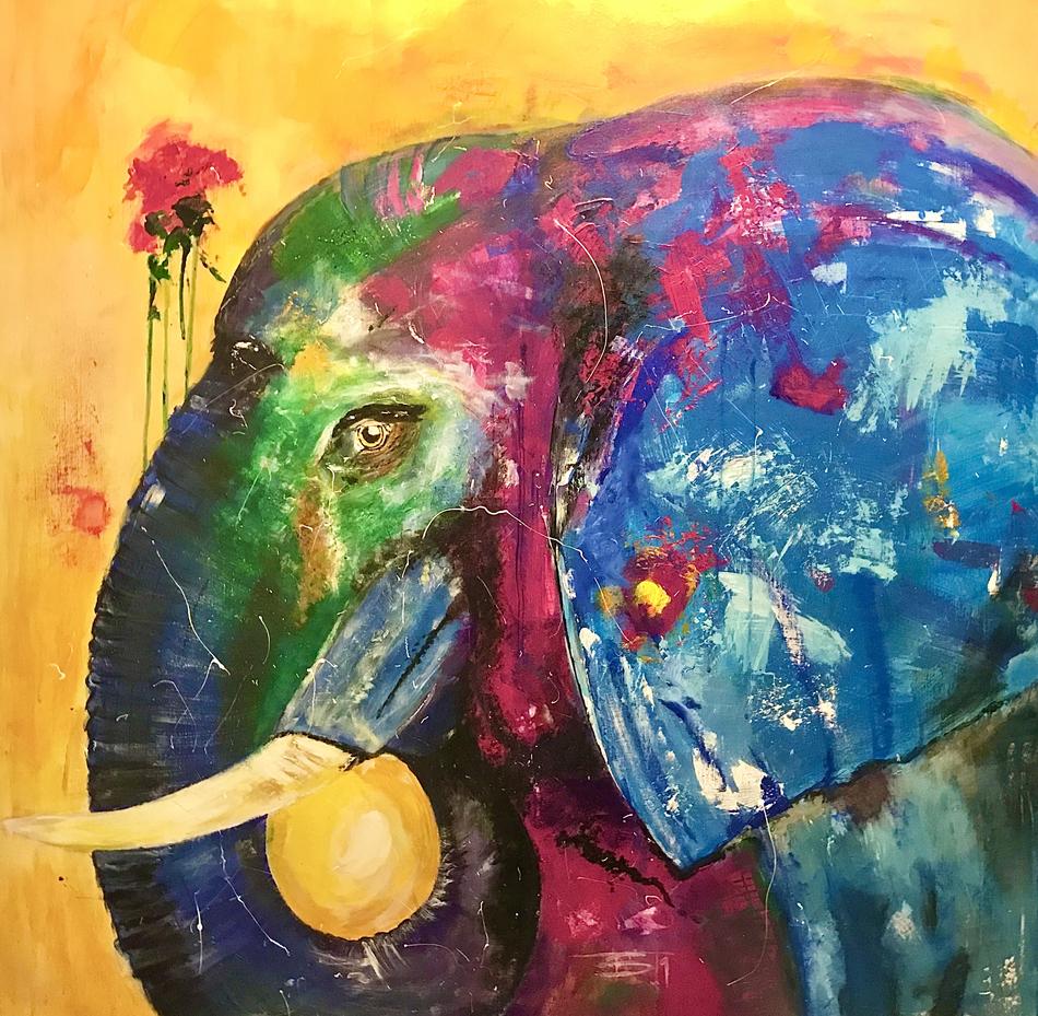 Colored Elephant von TOSI Colored Elephant