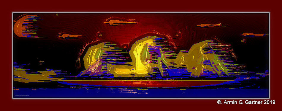 Segelschiff in der Nacht von Armin.G.Gärtner Segelschiff in der Nacht