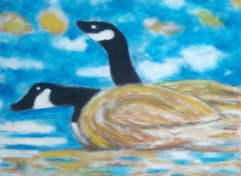 Zwei Gänse von Zwei Gänse